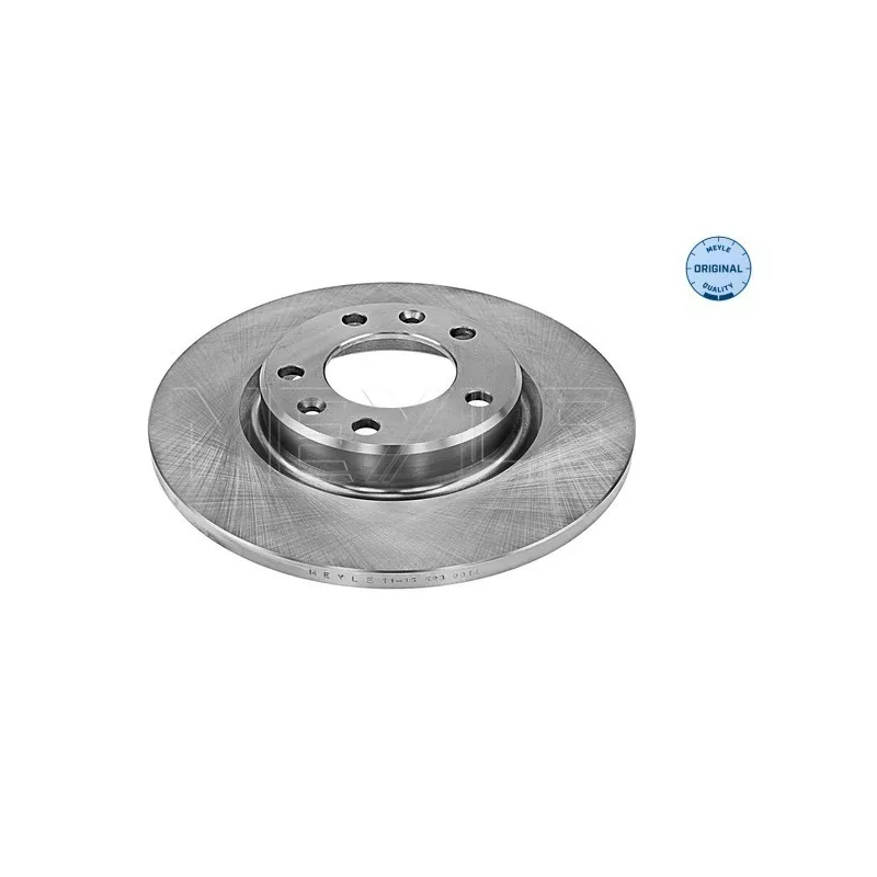 Jeu de 2 disques de frein arrière MEYLE 11-15 523 0014