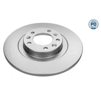 Jeu de 2 disques de frein arrière MEYLE 11-15 523 0015/PD