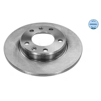 Jeu de 2 disques de frein arrière MEYLE 11-15 523 0016