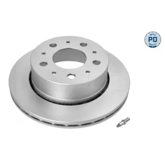Jeu de 2 disques de frein arrière MEYLE 11-15 523 0046/PD
