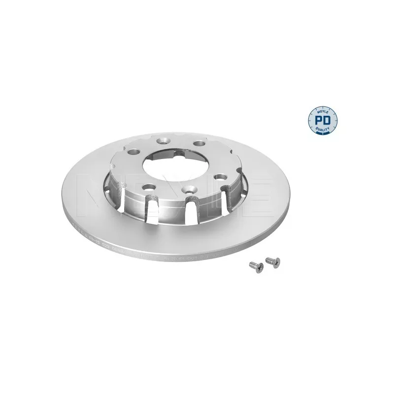 Jeu de 2 disques de frein arrière MEYLE 11-15 523 0048/PD