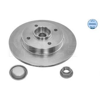 Jeu de 2 disques de frein arrière MEYLE 11-15 523 4101