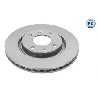 Jeu de 2 disques de frein avant MEYLE 11-83 521 0017/PD