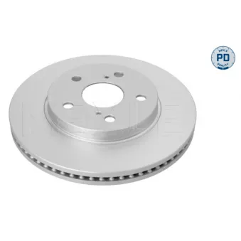 Jeu de 2 disques de frein avant MEYLE 11-83 521 0048/PD