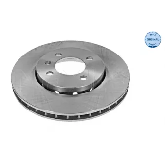 Jeu de 2 disques de frein avant MEYLE 115 521 0006