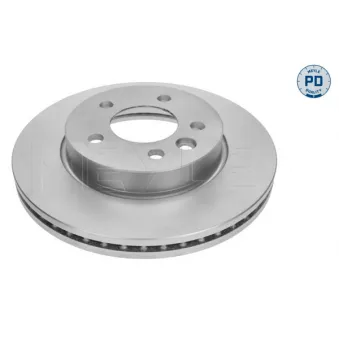 Jeu de 2 disques de frein avant MEYLE 115 521 0026/PD