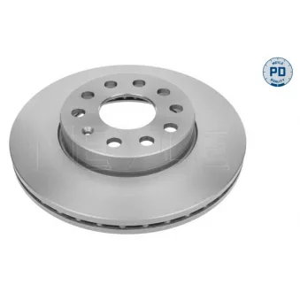 Jeu de 2 disques de frein avant MEYLE 115 521 0028/PD
