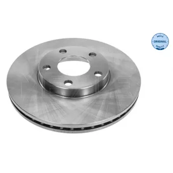 Jeu de 2 disques de frein avant MEYLE 115 521 0031