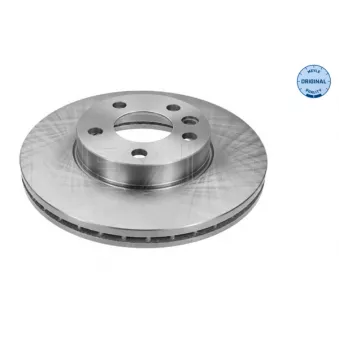 Jeu de 2 disques de frein avant MEYLE 115 521 0033