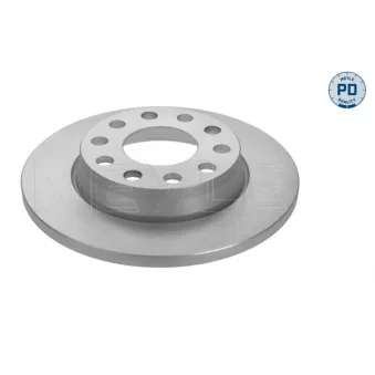 Jeu de 2 disques de frein arrière MEYLE 115 521 0039/PD