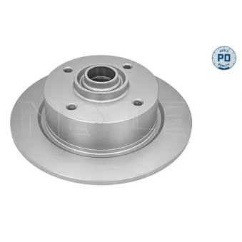 Jeu de 2 disques de frein avant MEYLE 115 521 1124/PD