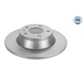 Jeu de 2 disques de frein arrière MEYLE 115 523 0010/PD