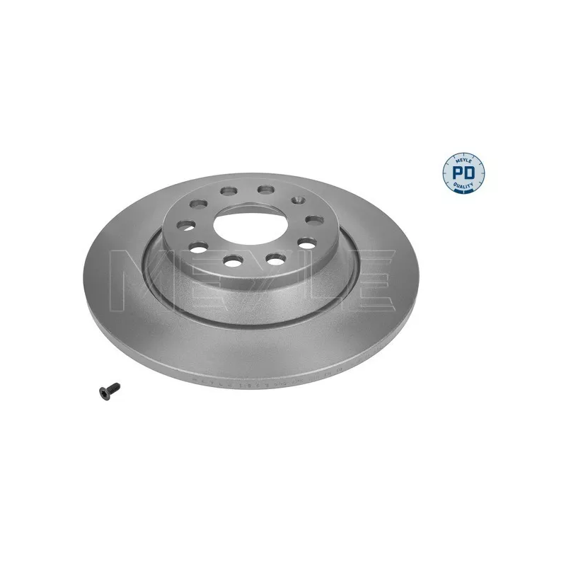 Jeu de 2 disques de frein arrière MEYLE 115 523 0013/PD