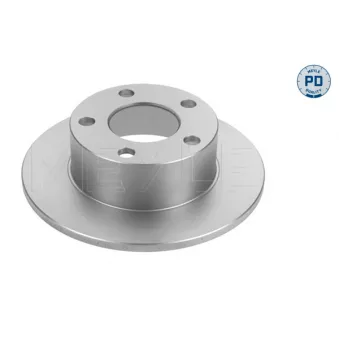 Jeu de 2 disques de frein arrière MEYLE 115 523 0015/PD