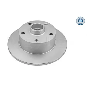 Jeu de 2 disques de frein arrière MEYLE 115 523 0016/PD