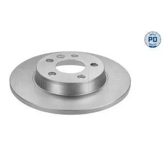 Jeu de 2 disques de frein arrière MEYLE 115 523 0017/PD