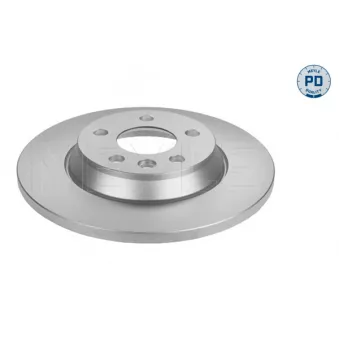 Jeu de 2 disques de frein arrière MEYLE 115 523 0019/PD
