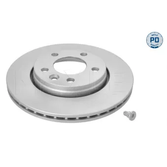 Jeu de 2 disques de frein arrière MEYLE 115 523 0020/PD
