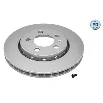 Jeu de 2 disques de frein arrière MEYLE 115 523 0022/PD