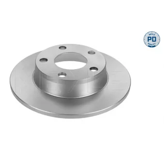 Jeu de 2 disques de frein arrière MEYLE 115 523 0024/PD