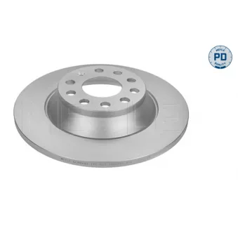 Jeu de 2 disques de frein arrière MEYLE 115 523 0027/PD