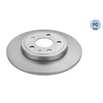 Jeu de 2 disques de frein arrière MEYLE 115 523 0031/PD