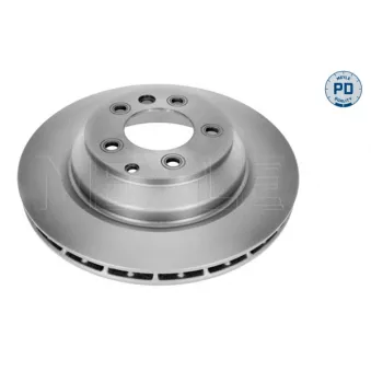 Jeu de 2 disques de frein arrière MEYLE 115 523 0034/PD