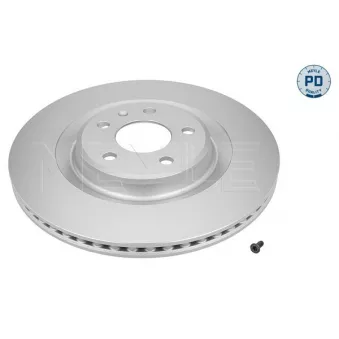Jeu de 2 disques de frein arrière MEYLE 115 523 0035/PD