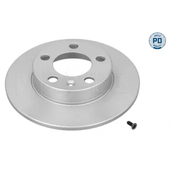 Jeu de 2 disques de frein arrière MEYLE 115 523 0037/PD