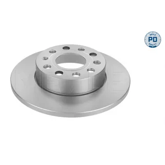 Jeu de 2 disques de frein arrière MEYLE 115 523 0038/PD