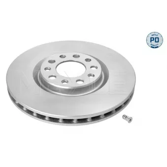 Jeu de 2 disques de frein avant MEYLE 15-15 521 0004/PD
