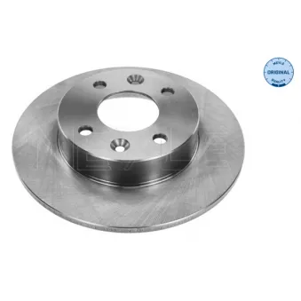 Jeu de 2 disques de frein avant MEYLE 16-15 521 0002