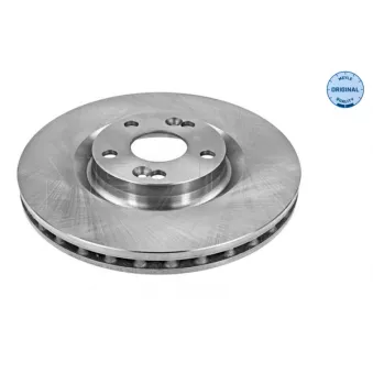 Jeu de 2 disques de frein avant MEYLE 16-15 521 0011