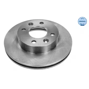 Jeu de 2 disques de frein avant MEYLE 16-15 521 0017