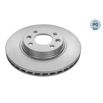Jeu de 2 disques de frein avant MEYLE 16-15 521 0034/PD