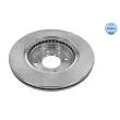Jeu de 2 disques de frein avant MEYLE 16-15 521 0036 - Visuel 2