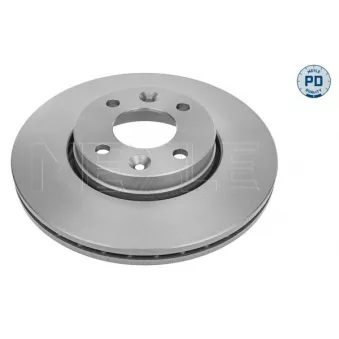 Jeu de 2 disques de frein avant MEYLE 16-15 521 0039/PD