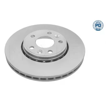 Jeu de 2 disques de frein avant MEYLE 16-15 521 0041/PD