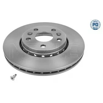 Jeu de 2 disques de frein avant MEYLE 16-15 521 0042/PD