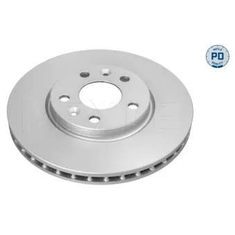 Jeu de 2 disques de frein avant MEYLE 16-15 521 0045/PD