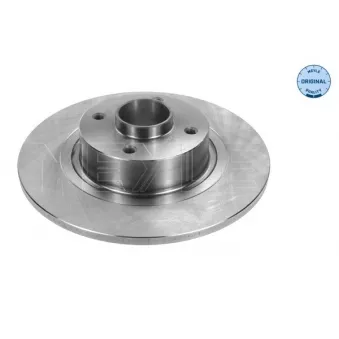 Jeu de 2 disques de frein arrière MEYLE 16-15 523 0004