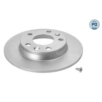 Jeu de 2 disques de frein arrière MEYLE 16-15 523 0005/PD