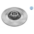 Jeu de 2 disques de frein arrière MEYLE 16-15 523 0018 - Visuel 2