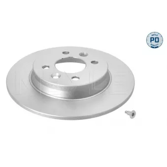 Jeu de 2 disques de frein arrière MEYLE 16-15 523 0020/PD