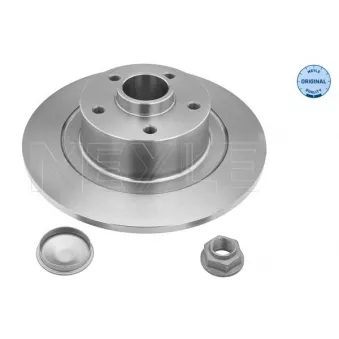 Jeu de 2 disques de frein arrière MEYLE 16-15 523 4107