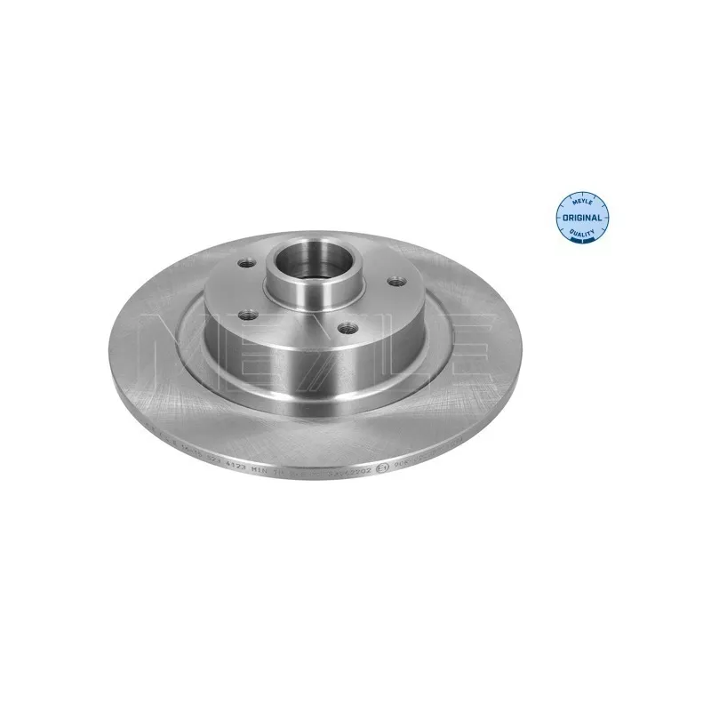 Jeu de 2 disques de frein arrière MEYLE 16-15 523 4123