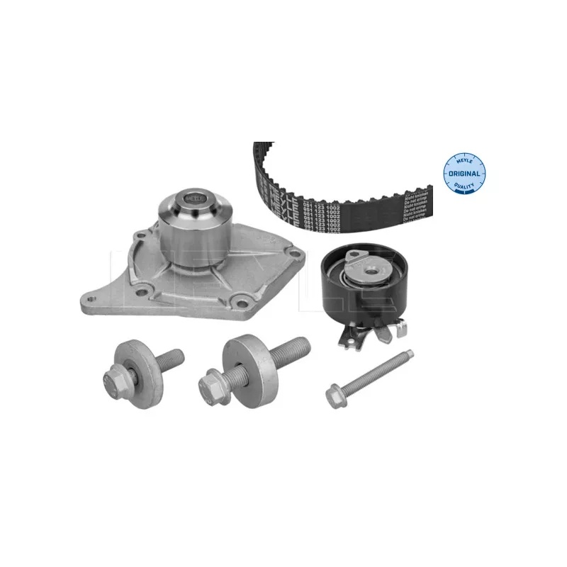 Pompe à eau + kit de courroie de distribution MEYLE 16-51 049 9009