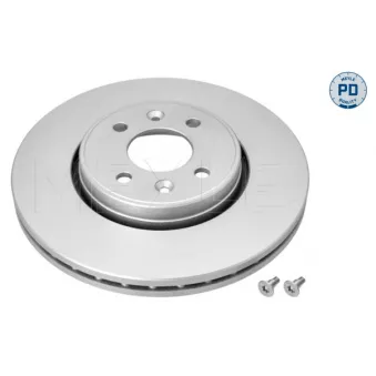 Jeu de 2 disques de frein avant MEYLE 16-83 521 0004/PD