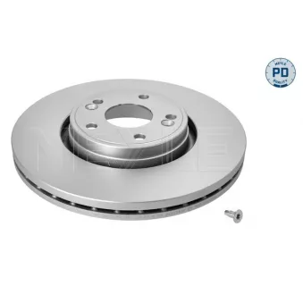 Jeu de 2 disques de frein avant MEYLE 16-83 521 0015/PD
