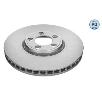 Jeu de 2 disques de frein avant MEYLE 18-15 521 0006/PD